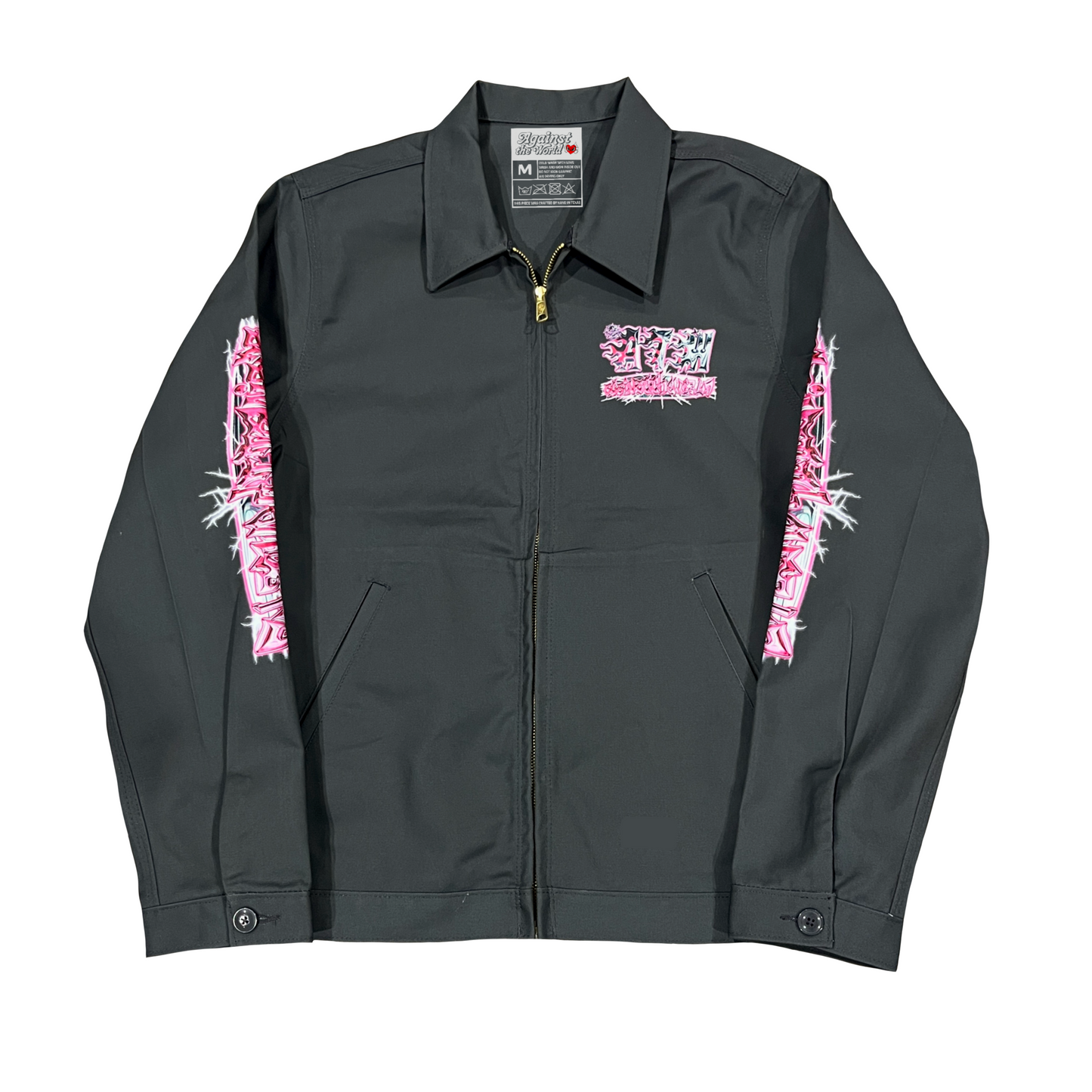 CHROME CHARCOAL WORK JACKET