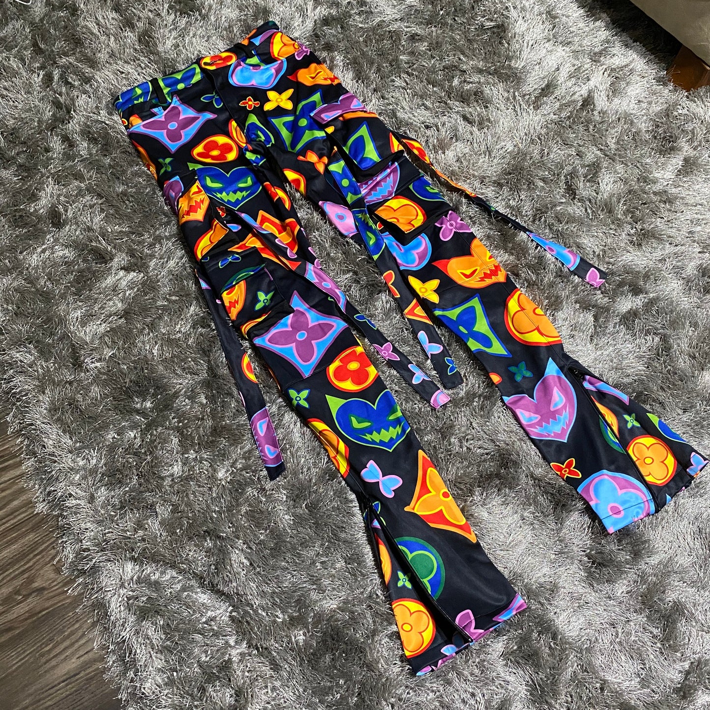 DARK MONOGRAM EXTENDED PANTS